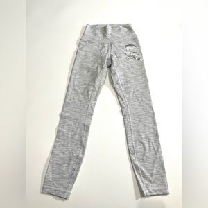 SOULCYCLE X LULULEMON GRAY LEGGINGS SKULL